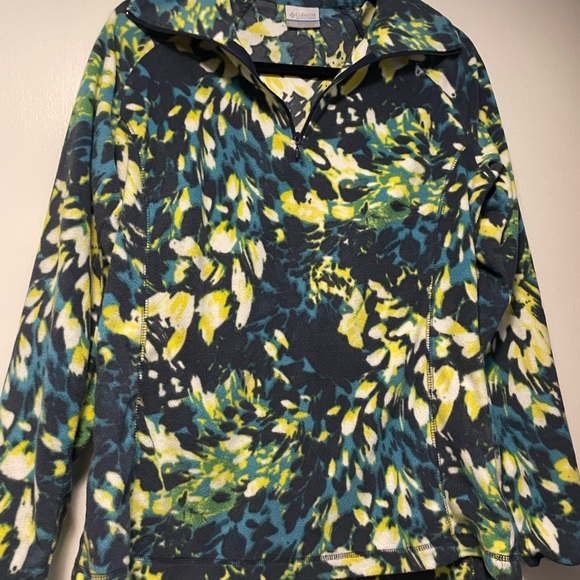 Columbia Women’s Pull Over with Partial Zip Multicolour Sweater - Picture 7 of 13